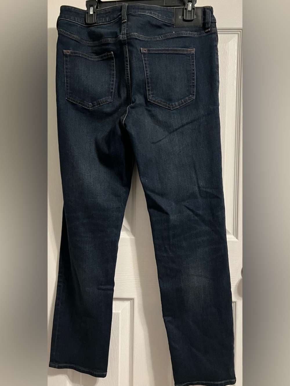 EXPRESS Men's Dark Blue Straight-Leg Jeans